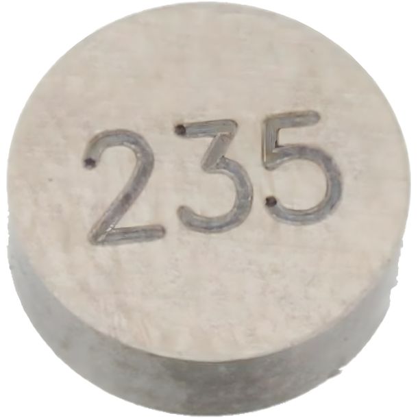Ventil-Einstellplättchen JMP 7,5mm 2,35 für Suzuki GSX 12 FA F / GSF Bandit SA , Honda CBF A 50 / 125 / 150 / 250 / 300 / 320 / 321 / 400 / 450 / 500 / 510 / 530 / 600 / 630 / 636 / 650 / 660 / 675 / 689 / 700 / 750 / 765 / 779 / 800 / 847