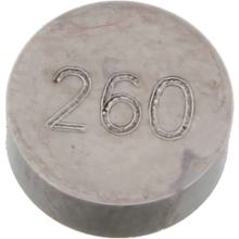Ventil-Einstellplättchen JMP 7,5mm 2,60 für Suzuki GSX 12 FA F / GSF Bandit SA , Honda CBF A 50 / 125 / 150 / 250 / 300 / 320 / 321 / 400 / 450 / 500 / 510 / 530 / 600 / 630 / 636 / 650 / 660 / 675 / 689 / 700 / 750 / 765 / 779 / 800 / 847