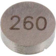 Ventil-Einstellplättchen JMP 9,5mm 2,60 für Kawasaki VN Classic , Yamaha YZF-R1 250 / 300 / 350 / 400 / 425 / 450 / 550 / 600 / 700 / 750 / 800 / 850 / 900 / 955 / 1000 / 1050 / 1100 / 1200 / 1215 / 1300 / 1400 / 1670 / 1700 / 1800 / 2460 c