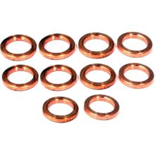 Koperen afdichtring JMP 14,3x20x3mm 10 stuks voor Triumph Speed Triple i EFI / R Trident ABS Tiger GT Rally RS Daytona Street Sprint ST 600 / 650 / 660 /