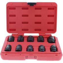 Krachtdoppen JMP set 6-kant 1/2 inch 10-delig 13-24mm kort