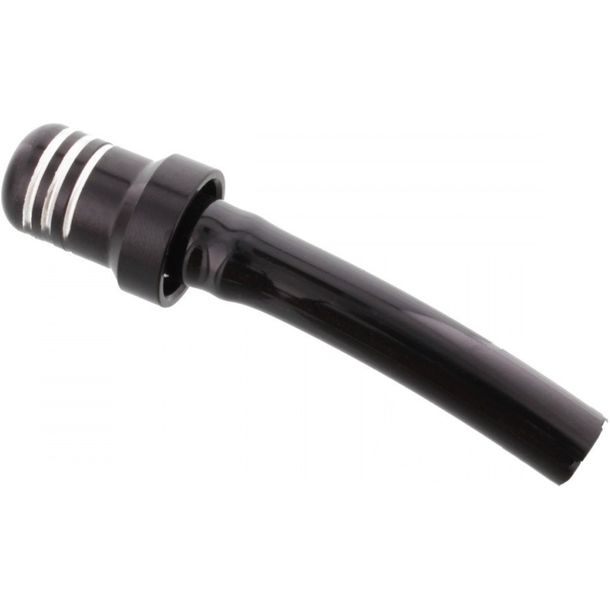 Tubo di sfiato in alluminio nero JMP