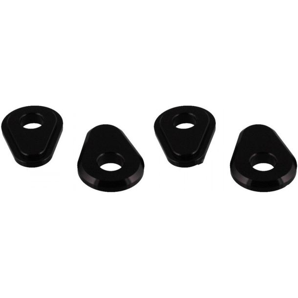 Soporte Flasher JMP de aluminio 38,2x26,2 mm negro