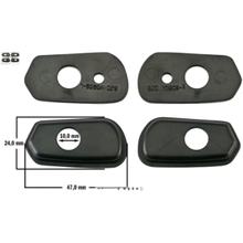Support de clignotant noir JMP pour Suzuki GSR 600 ccm année 2006 - 2008