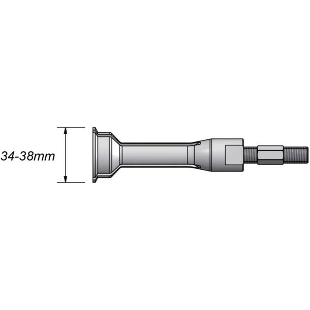 Inserto de llave de tubo JMP 34-38 mm