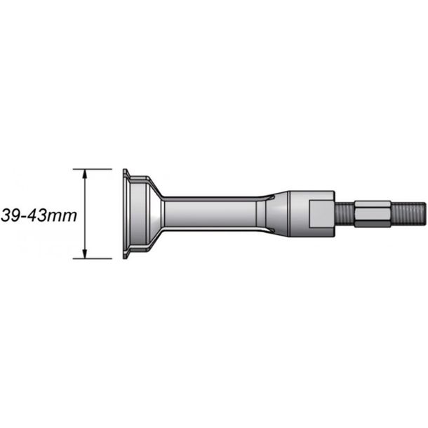 Inserto de llave de tubo JMP 39-43 mm