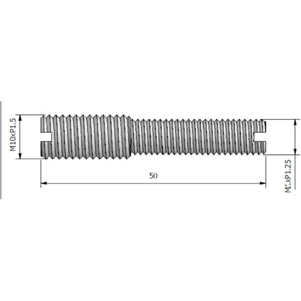 Bolzen JMP M8x1,25mm