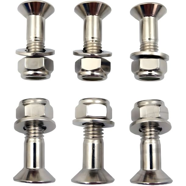 Schroef JMP Kettingblad Set M8x1,25 28mm Verzinkt voor KTM SMC 69 R ABS Duke 79 / LC4 62 EXC EGS SX Enduro 89, Husqvarna 71 Supermoto 0 / 50 / 65 / 70