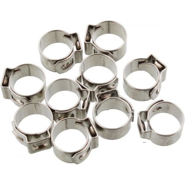 Clips à bande JMP 10.0, 7 mm, acier inoxydable, 10 pièces