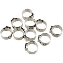 Geperforeerde bandklemmen JMP 12,6 Bandbreedte 7mm Roestvrij staal 10 stuks