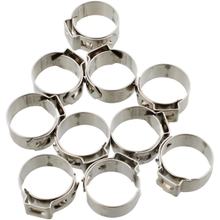 Geperforeerde bandklemmen JMP 13,8 bandbreedte 7mm roestvrij staal 10 stuks