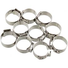 Slangbandklemmen JMP 15,5 Bandbreedte 7mm Roestvrij staal 10 Stuks