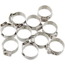 Clips de bande perforés en acier inoxydable JMP 17.2, largeur de bande 7 mm, lot de 10