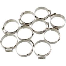 Clips à ruban perforés JMP 25.0, 7 mm, acier inoxydable, lot de 10