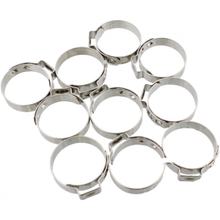 Geperforeerde bandklemmen JMP 26,4 bandbreedte 7mm roestvrij staal 10 stuk