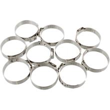 Clips à ruban perforés JMP 31.2, 7 mm, acier inoxydable, lot de 10