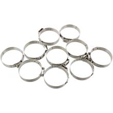Clips à ruban perforés JMP 33.0, 7 mm, acier inoxydable, lot de 10