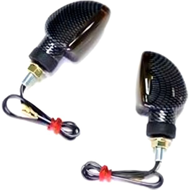 Blinker JMP Tri2 kurz Rauchglas Carbon Optik