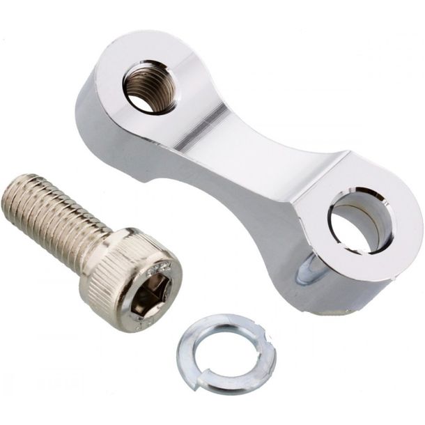 Adaptateur de rétroviseur droit JMP M8 chromé