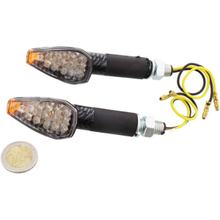 Knipperlicht JMP Arrow2 LED lang wit carbon optiek