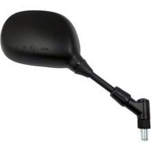 Retrovisor derecho negro JMT para Yamaha YBR 250 cc del año 2007 - 2013