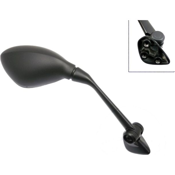 Specchietto retrovisore destro nero JMT per BMW R RS LC/ESA RT 1200/1250 ccm anno 2015 - 2021
