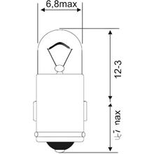 JMP 6V0.6W BA7S lamp, pack of 10