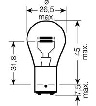 Lampe JMP 6V21/5W BAY15D 10 Stück für Yamaha RDM DT LC / 2 , Honda MB CM CY E S XT 2 Salient CB T T1 T2 TZ MX 50 / 70 / 80 / 125 / 175 / 185 / 200 /