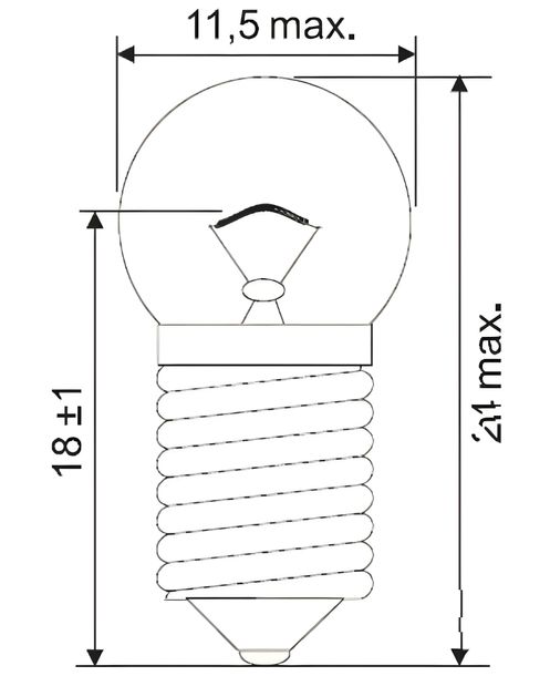 Lampe JMP 6V0,6W E10 10 Stück