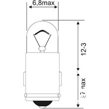 Lâmpada JMP 6V1,2W BA7S 10 peças