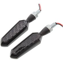 Blinker JMP Dash 3 in vetro fumé nero con luce di marcia