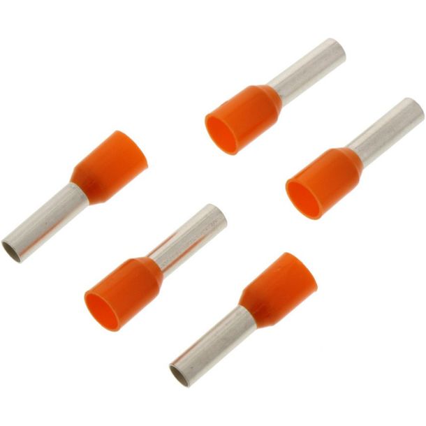 Aderendhülsen mit Kunststoffhülse JMP 4,0x10mm 5 Stück