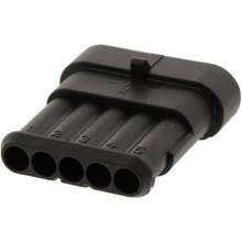 Carcasa de enchufe plano Superseal de 5 pines JMP, 1 pieza