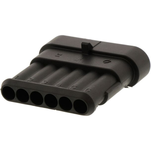 Flachsteckgehäuse JMP 6-Pol  Superseal 1 Stück