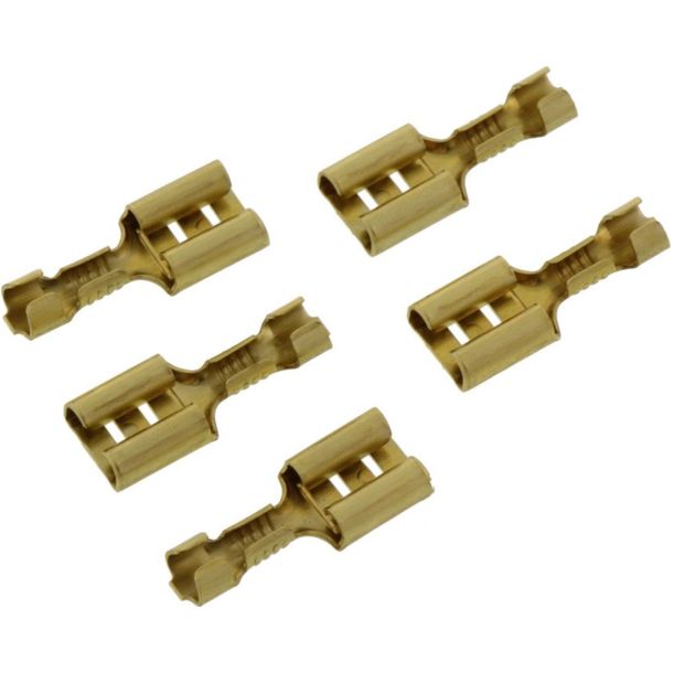 Flachsteckhülse JMP 0,5-1,0 6,3mm  5 Stück