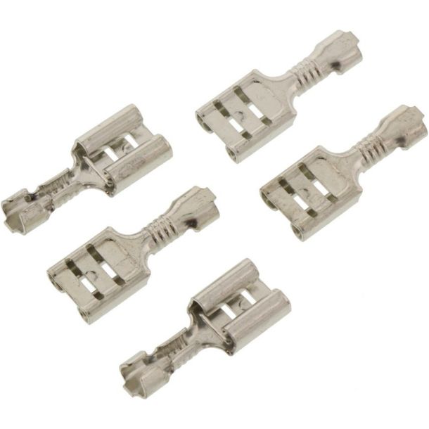 Conector plano JMP 0.5-1.0 6.3 mm 5 piezas