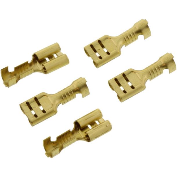 Flachsteckhülse JMP 1,0-2,5 6,3mm  5ST