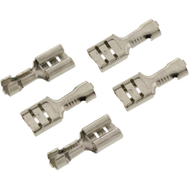 Flachsteckhülse JMP 1,0-2,5 6,3mm  5 Stück
