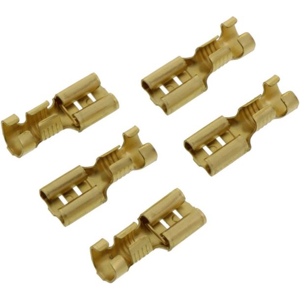 Flachsteckhülse JMP 2,5-6,0 6,3mm  5 Stück