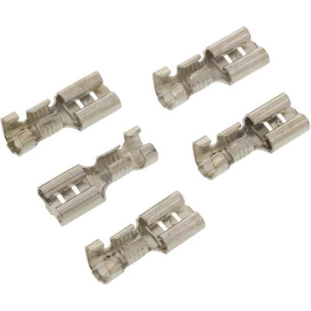 Flachsteckhülse JMP 2,5-6,0 6,3mm  5 Stück