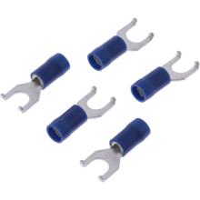Capocorda a forcella JMP 5,3 mm blu 5 pezzi