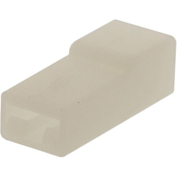 Carcasa de enchufe plano JMP de 1 pin, 1 pieza