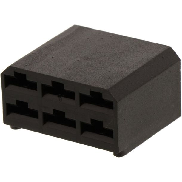 JMP 6-pin flat socket housing, 1 piece
