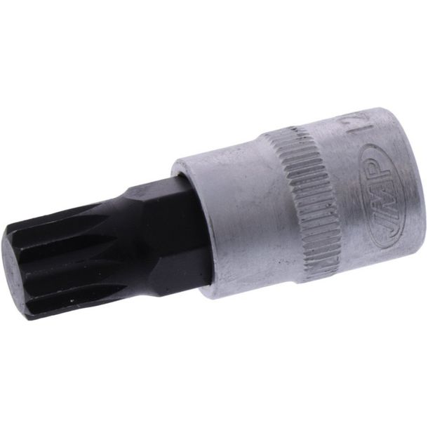JMP multi-tooth 3/8 M12 socket wrench insert, length 48mm