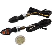Indicateur LED JMP Mini 4 avec frein et feu arrière en verre fumé noir