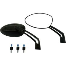 Espejo M10 universal negro JMT, 1 par