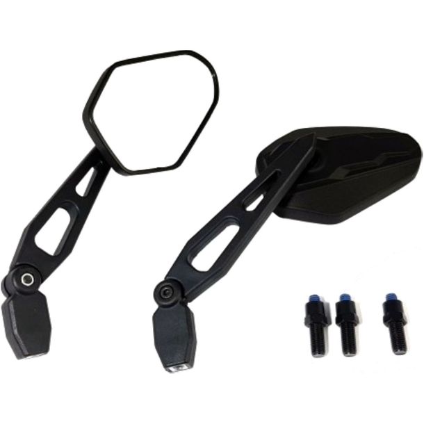 Specchio M10 nero JMT 1 paio