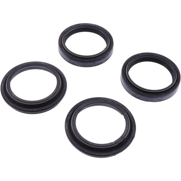 Wellendichtring Satz Gabel JMP mit Staubkappe für Kayaba 46mm, Yamaha WR X , Honda CR R F YZ / 426 Kawasaki KX 125 / 250 / 400 / 425 / 450 / 500 ccm Bj. 1996
