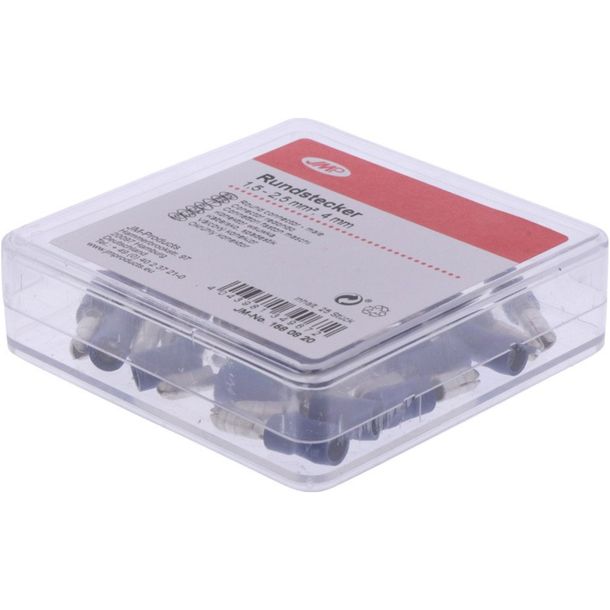 Rundstecker JMP 1,5-2,5 4mm 25 Stück