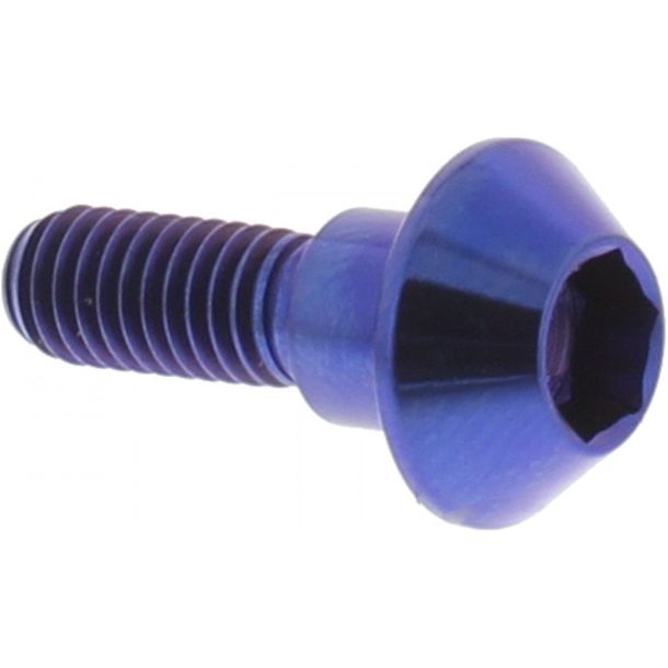 Bout JMP remschijf Bolt M6x1,00mm 20mm Titanium blauw voor Yamaha YZF-R6 MT-09 XJ6 Diversion / ABS F FZ 6 Fazer S 125 / 250 / 400 / 500 / 600 / 660